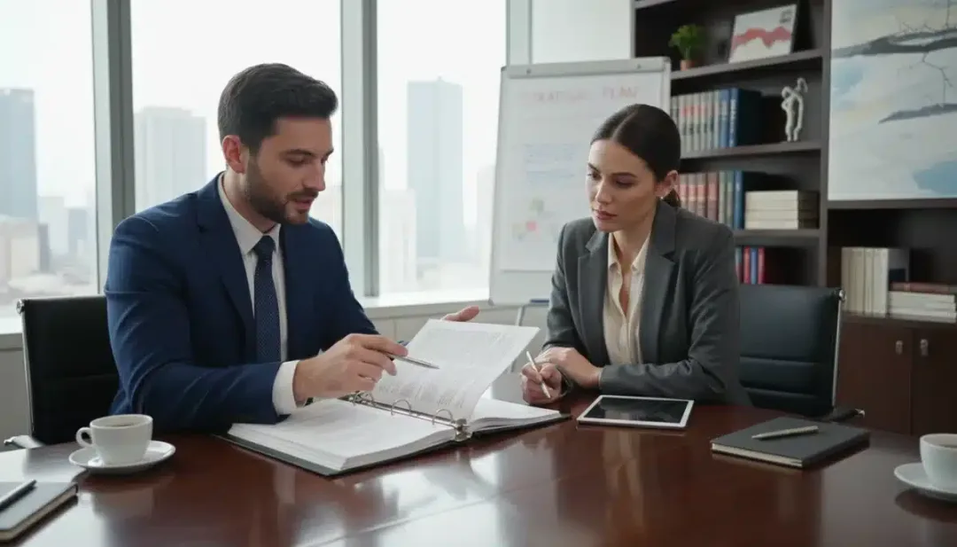 Advogado explicando estratégias legais para revisão de benefícios por incapacidade.
