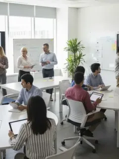 Professores em capacitação digital e metodologias ativas para o futuro da educação.