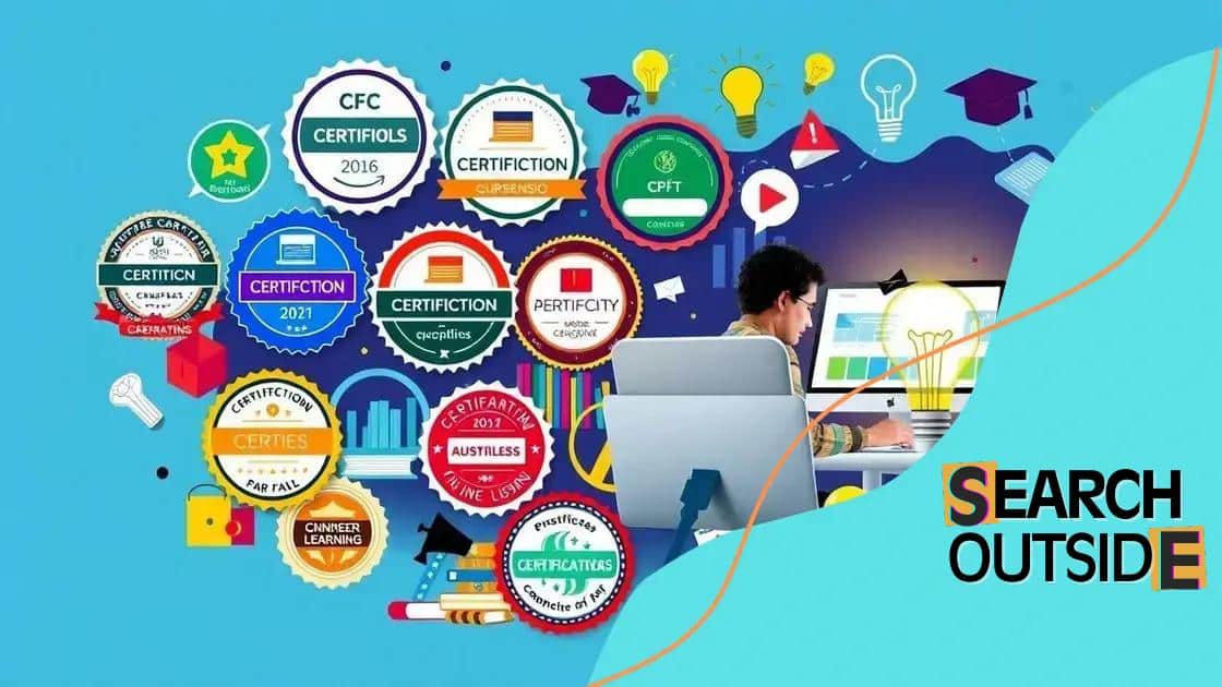 Types of certifications gaining popularity