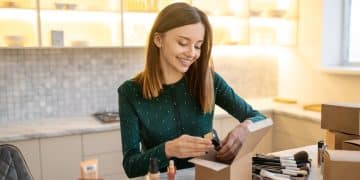 Shein Free Trial Program 2025: Ontvang gratis beautyproducten en mode Long-haired cute beaitician conducting an online beauty workshop