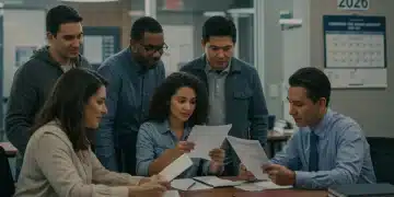 Parents and student reviewing financial aid documents for 2026 college costs