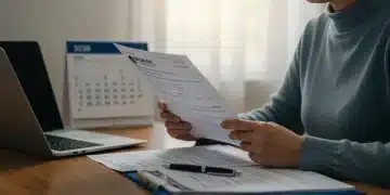 Person reviewing disability benefit application forms for 2026, focused on streamlining the process.